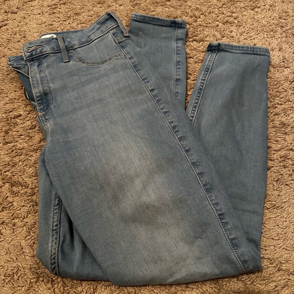 Hollister Blue Skinny Jeans Classic Casual Style